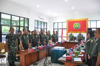 DANREM 031 WB IKUTI RAPAT EVALUASI PROGRAM KERJA DAN ANGGARAN KODAM I BB SECARA VICON SEMESTER II TA